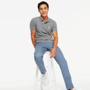 Aeropostale Men's Slim Straight 28/28 Gray Blue Chino Pants NWT